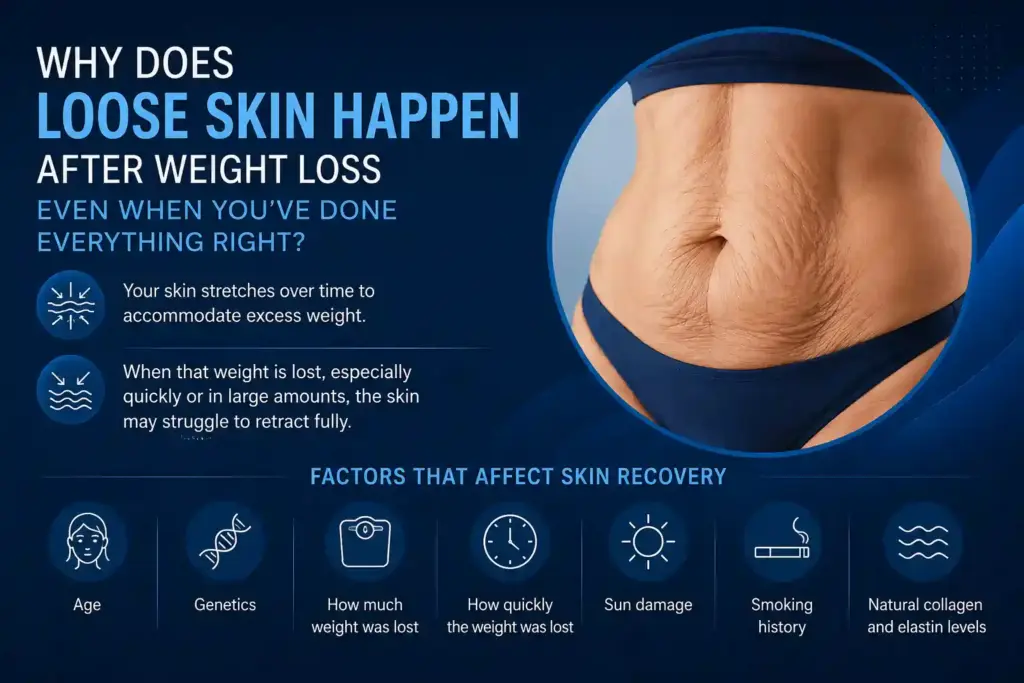 Why Does Loose Skin Happen After Weight Loss Even When You’ve Done Everything Right Congleton?
