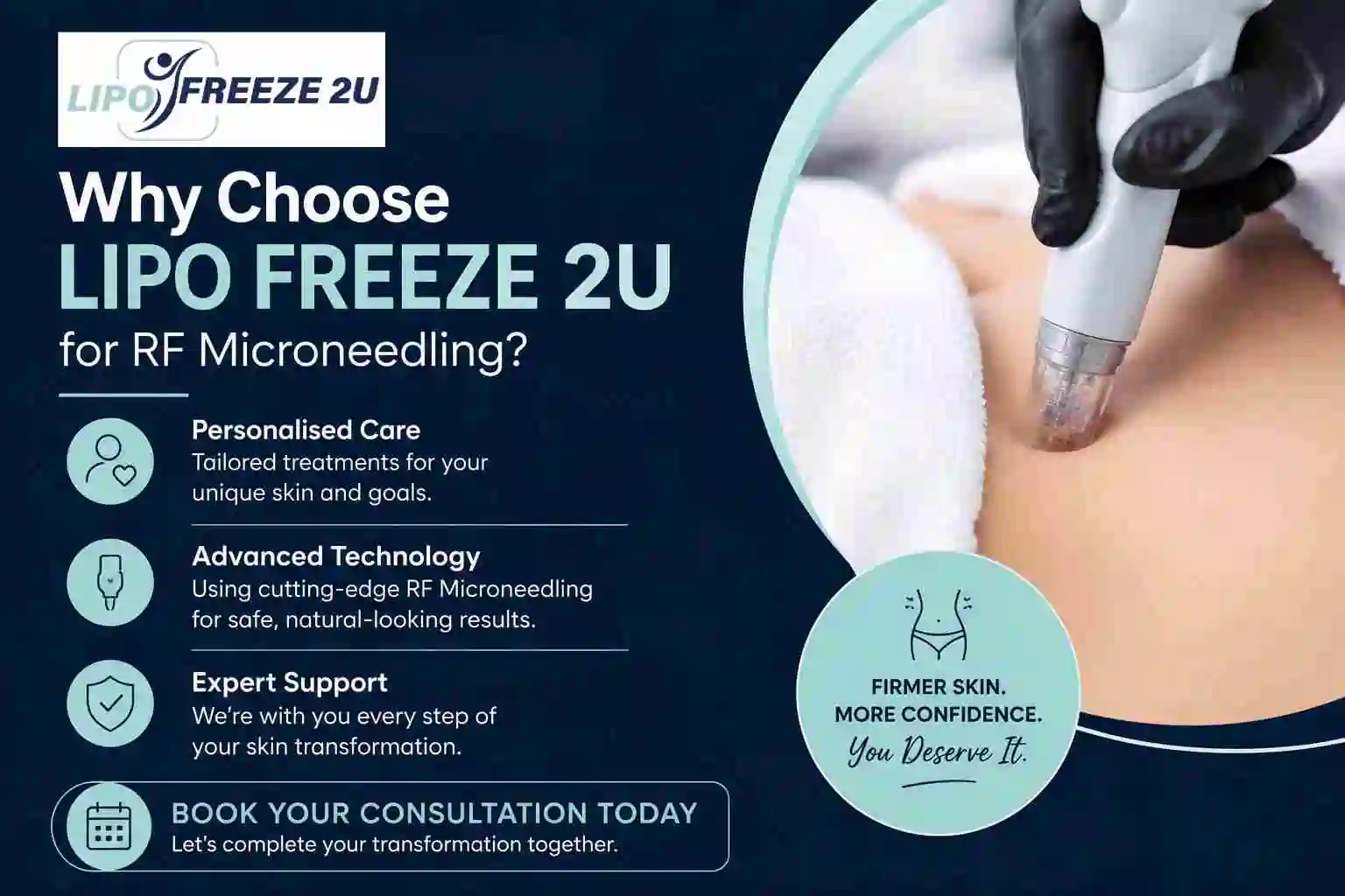 Why Choose LIPO FREEZE 2U for RF Microneedling Congleton?