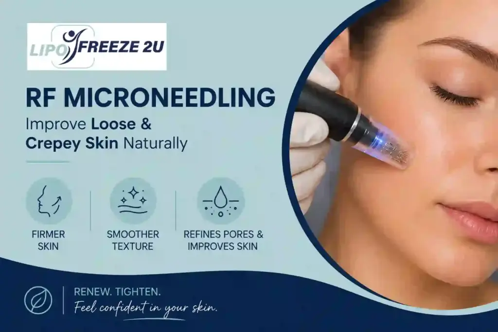 Can RF Microneedling Help Improve Loose and Crepey Skin Congleton?